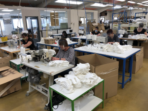 Confection des différents types de masques