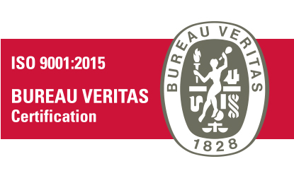Logo Bureau Veritas de la certification ISO 9001:2015
