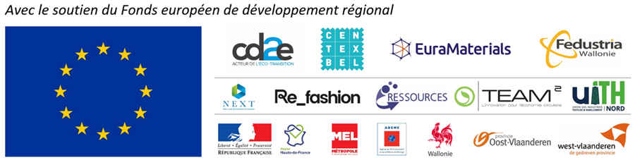 Les partenaires du projet européen RETEX sur le recyclage textile