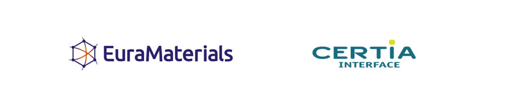 Logos d'EuraMaterials et de Certia Interface